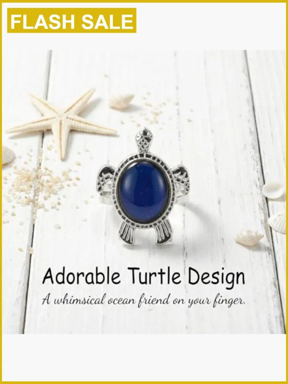 Color Changing Mood Ring Open Charm Adjustable Fit Fashion Ring